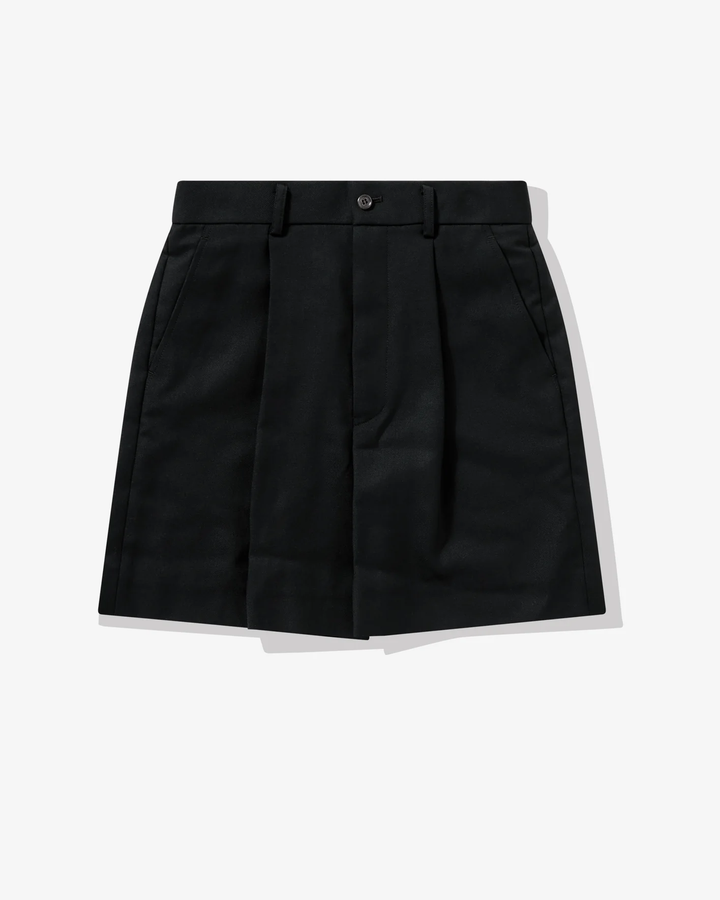 Wool Gabardine Shorts