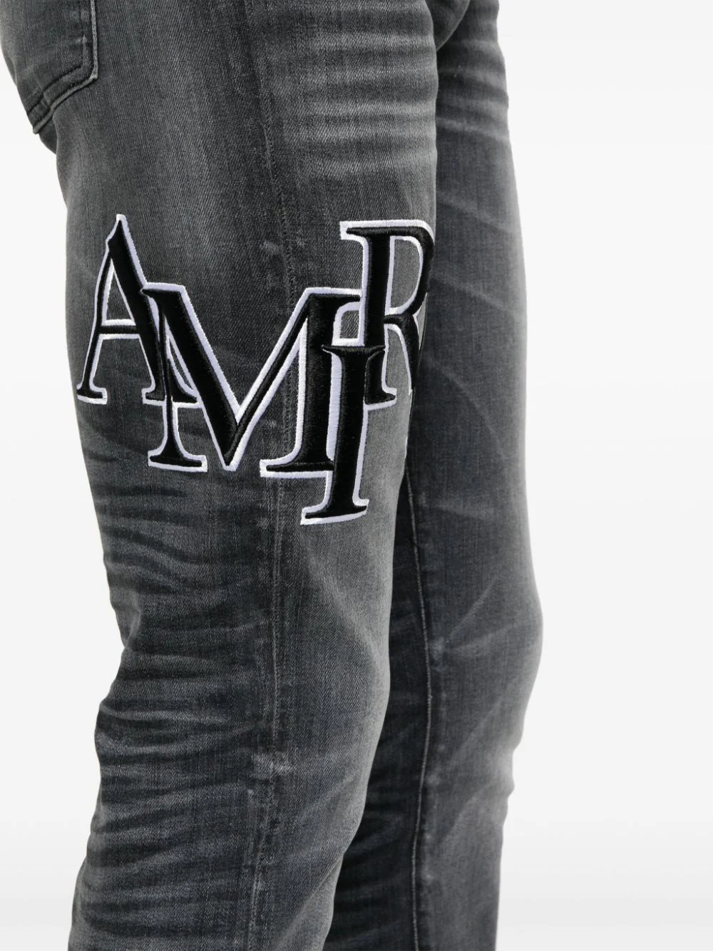 Staggered Logo Jean