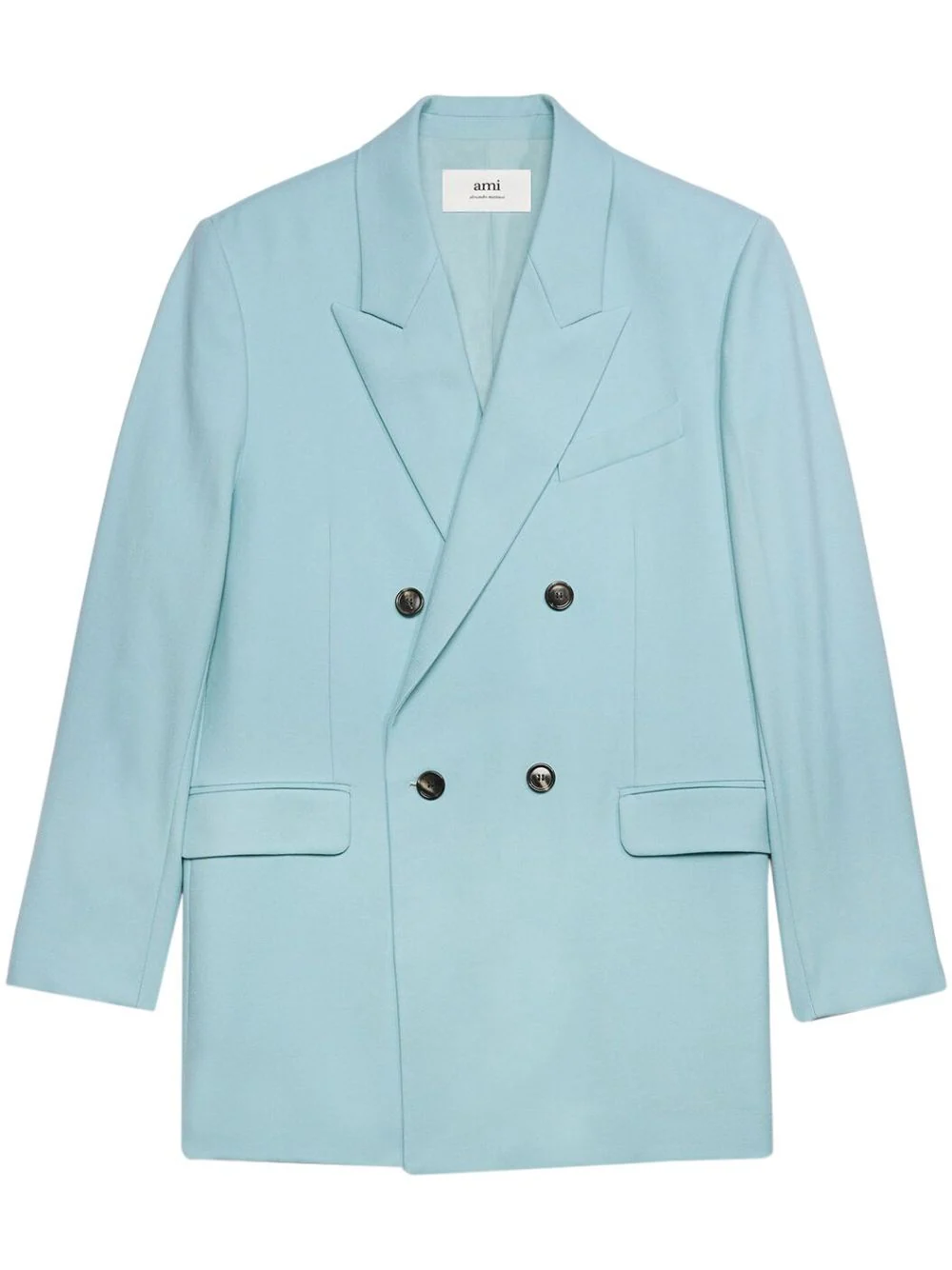 AMI-Paris-Double-Breasted-Jacket-Blue-1