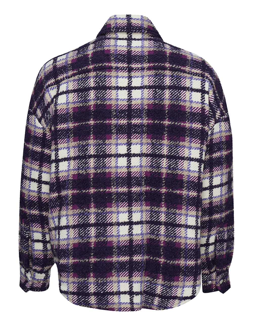 AMIRI-Plaid-Viscose-Blouson-Purple-2