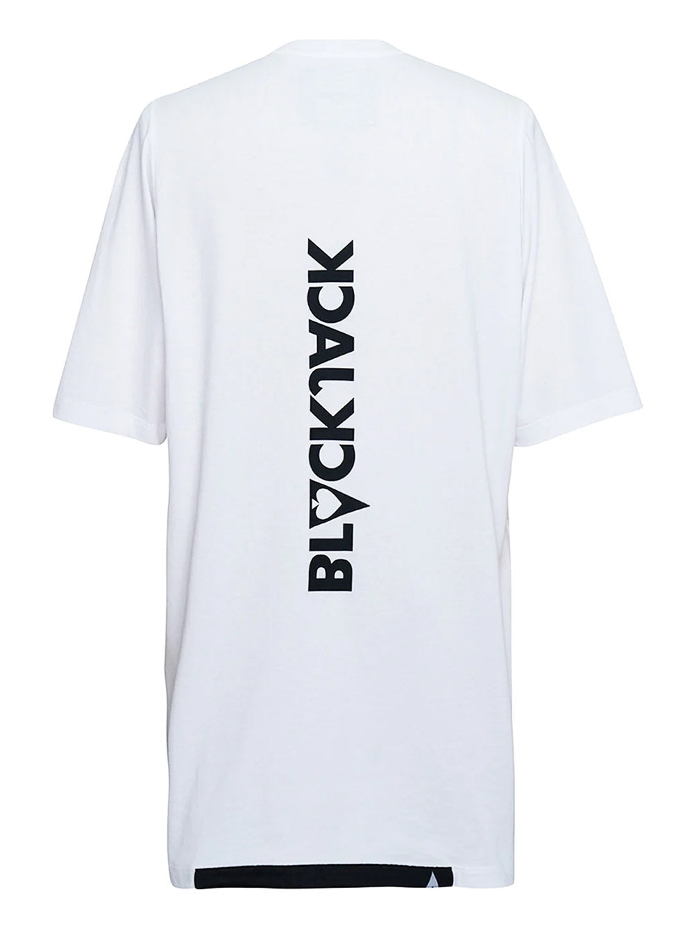 BLACKJACK Robot Logo Unisex T-Shirt White 1