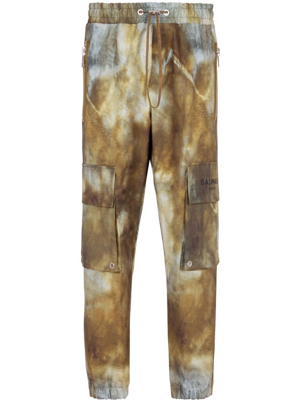 Balmain Desert Balmain Cold Cotton Pants Khaki 1