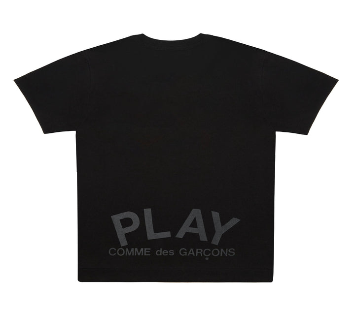 COMME des GARCONS PLAY 2 Hearts On Front And Back Tee Men Black 2
