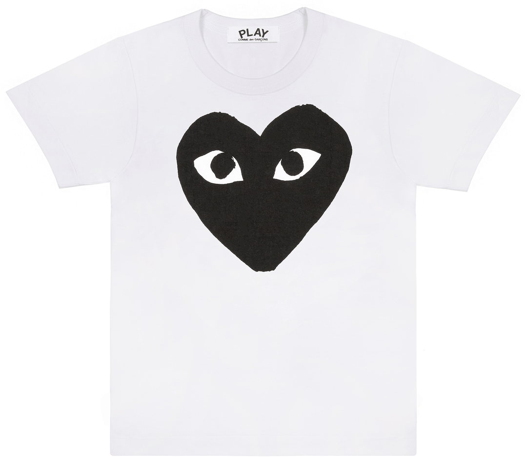 COMME des GARCONS PLAY Big Black Heart Tee Men White 1