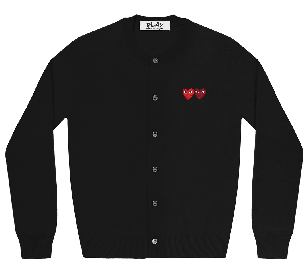 Double Heart Women ???s Cardigan –