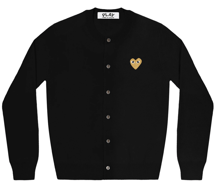 Gold Heart Cardigan Women