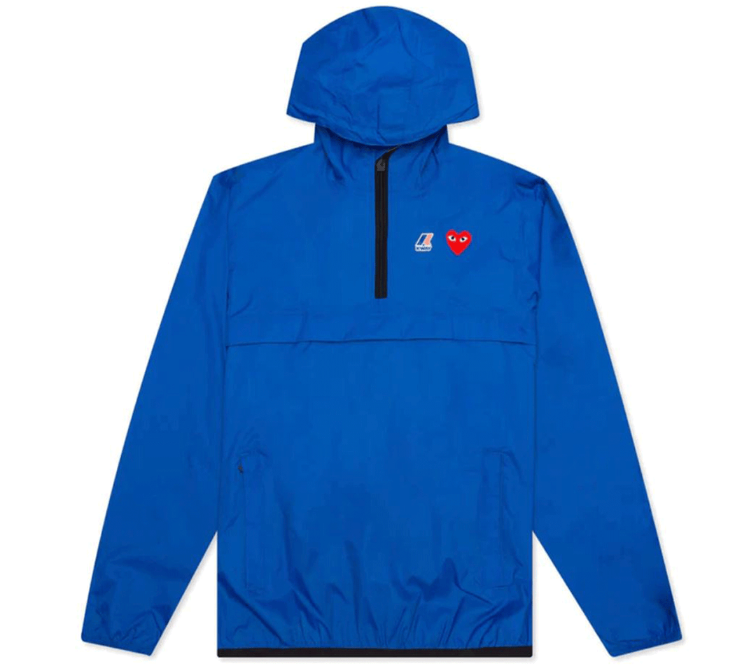 COMME-des-GARCONS-PLAY-K-Way-Full-Zip-Hoodie-Men-Blue-1