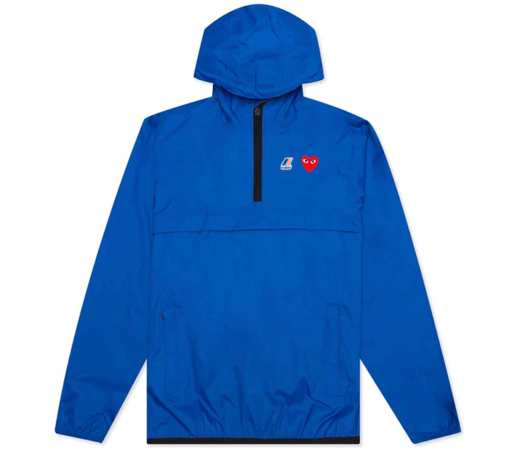 COMME-des-GARCONS-PLAY-K-Way-Full-Zip-Hoodie-Men-Blue-1