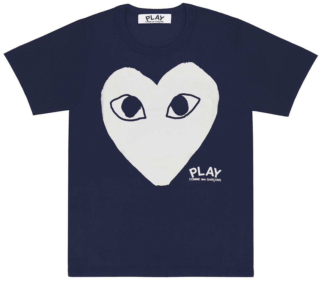 COMME-des-GARCONS-PLAY-Laminated-White-Heart-Women-Navy-1