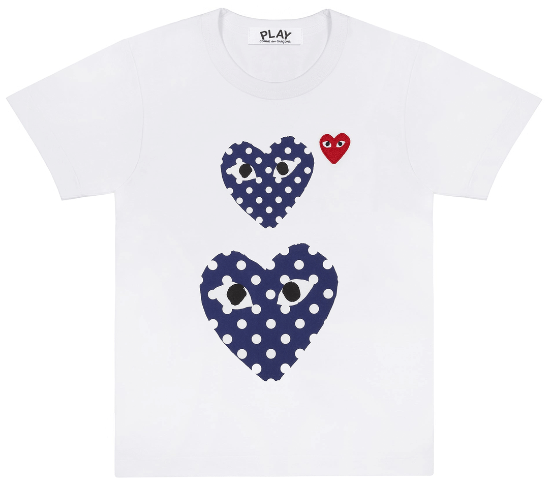 Polka Hearts With Red Emblem Tee Men