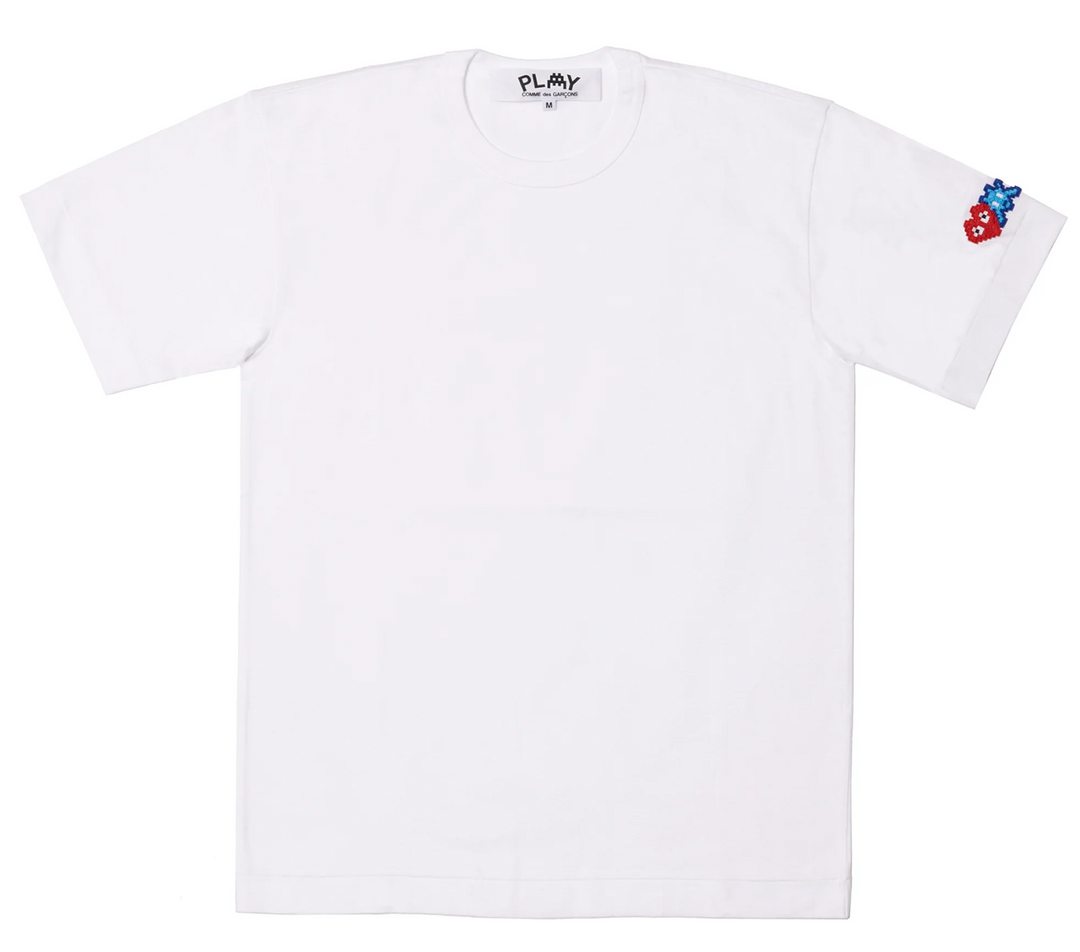    COMME-des-GARCONS-PLAY-x-INVADERT-Shirt-Women-White-1