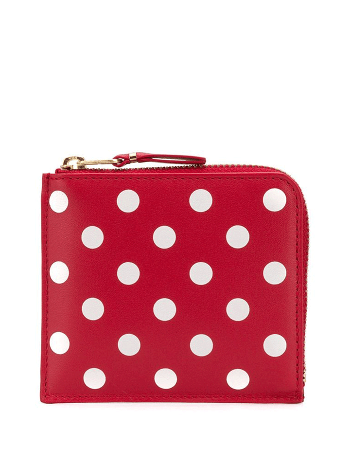 COMME-des-GARCONS-WALLET-Dots-Printed-L-Shape-Zip-Red-1