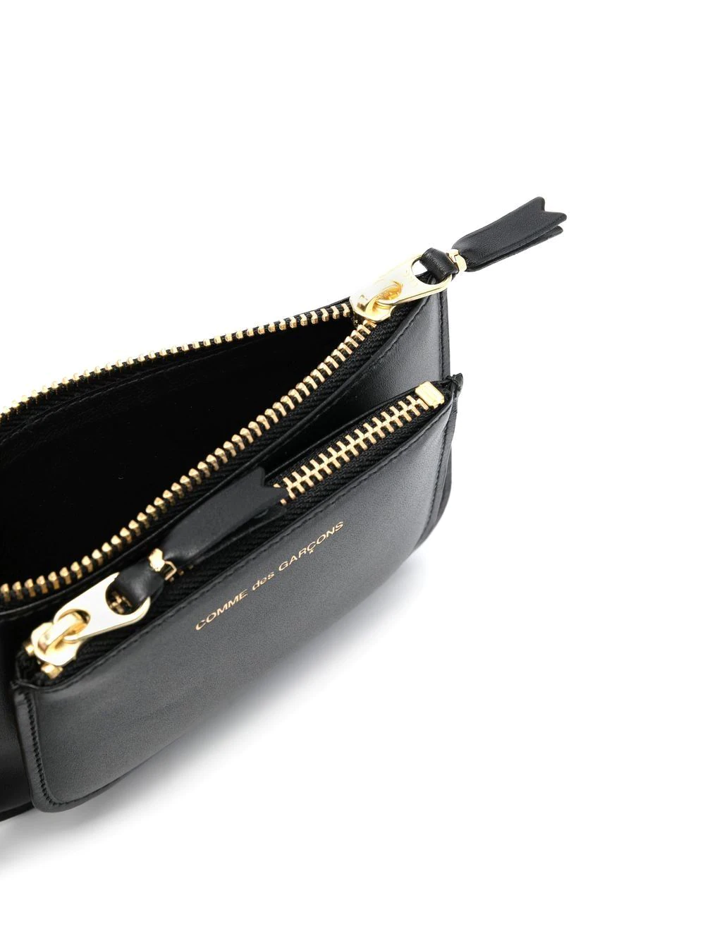 COMME-des-GARCONS-WALLET-Double-Big-Pouch-Black-2
