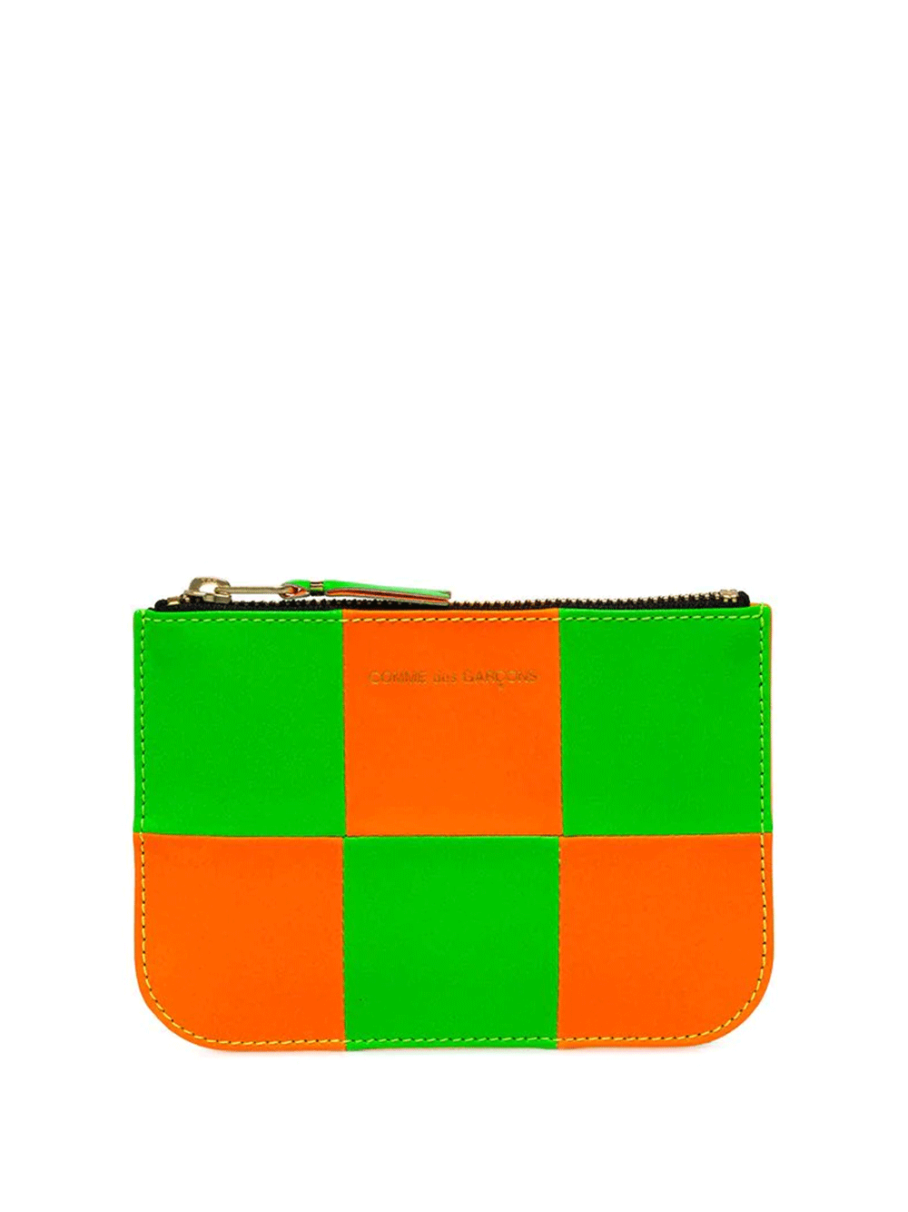 COMME-des-GARCONS-WALLET-Fluro-Square-Small-Pouch-Multi-1