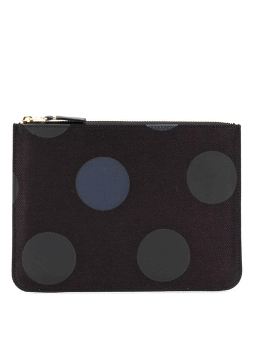 COMME-des-GARCONS-WALLET-Rubber-Dot-Big-Pouch-Blue-1