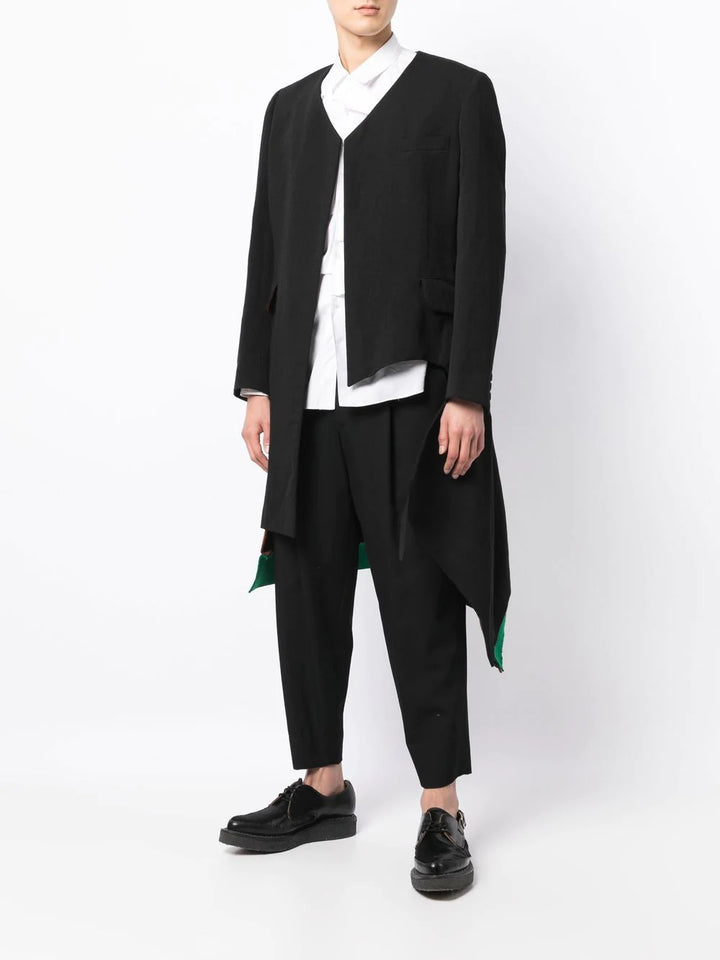 Comme des Garc??ons Homme Plus Linen Serge Polyester Jacket Black 2