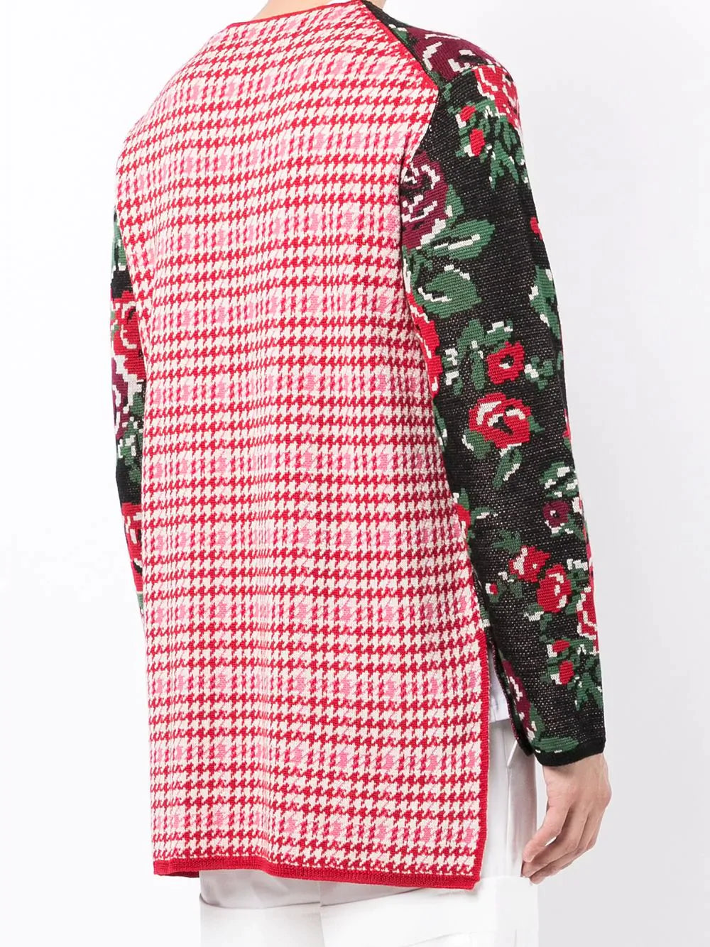 Comme des Garc??ons Homme Plus Mix Pattern Floral Print Sweater Black 3