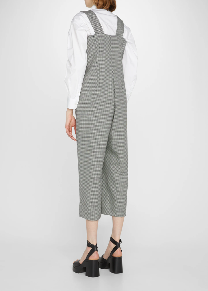 Comme des Garcons Comme des Garcons Houndstooth Wool Pinafore Grey 3