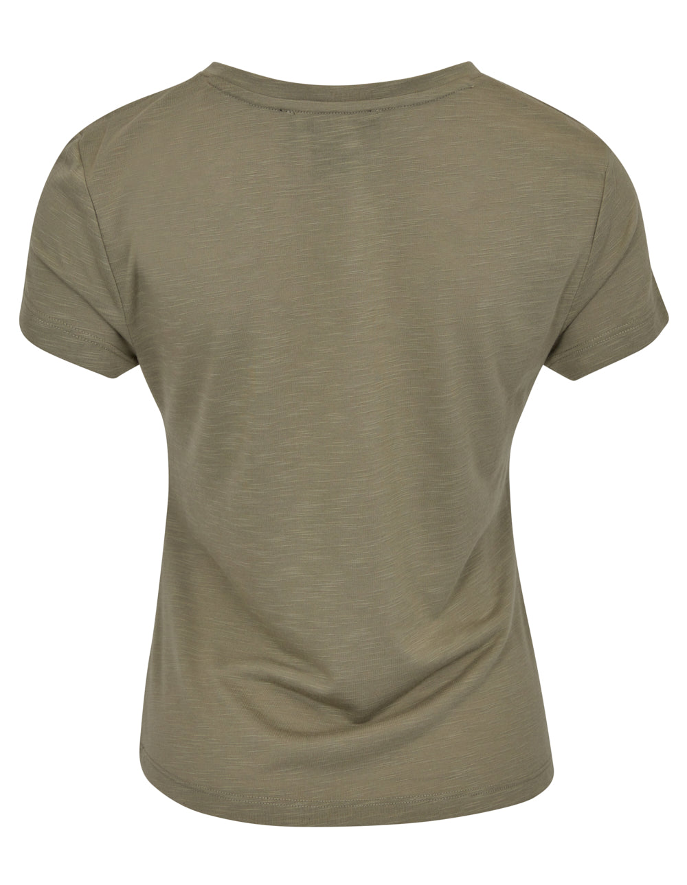 DKNY-Jeans-Poly Viscose Ruch Top-Dark-Olive-2
