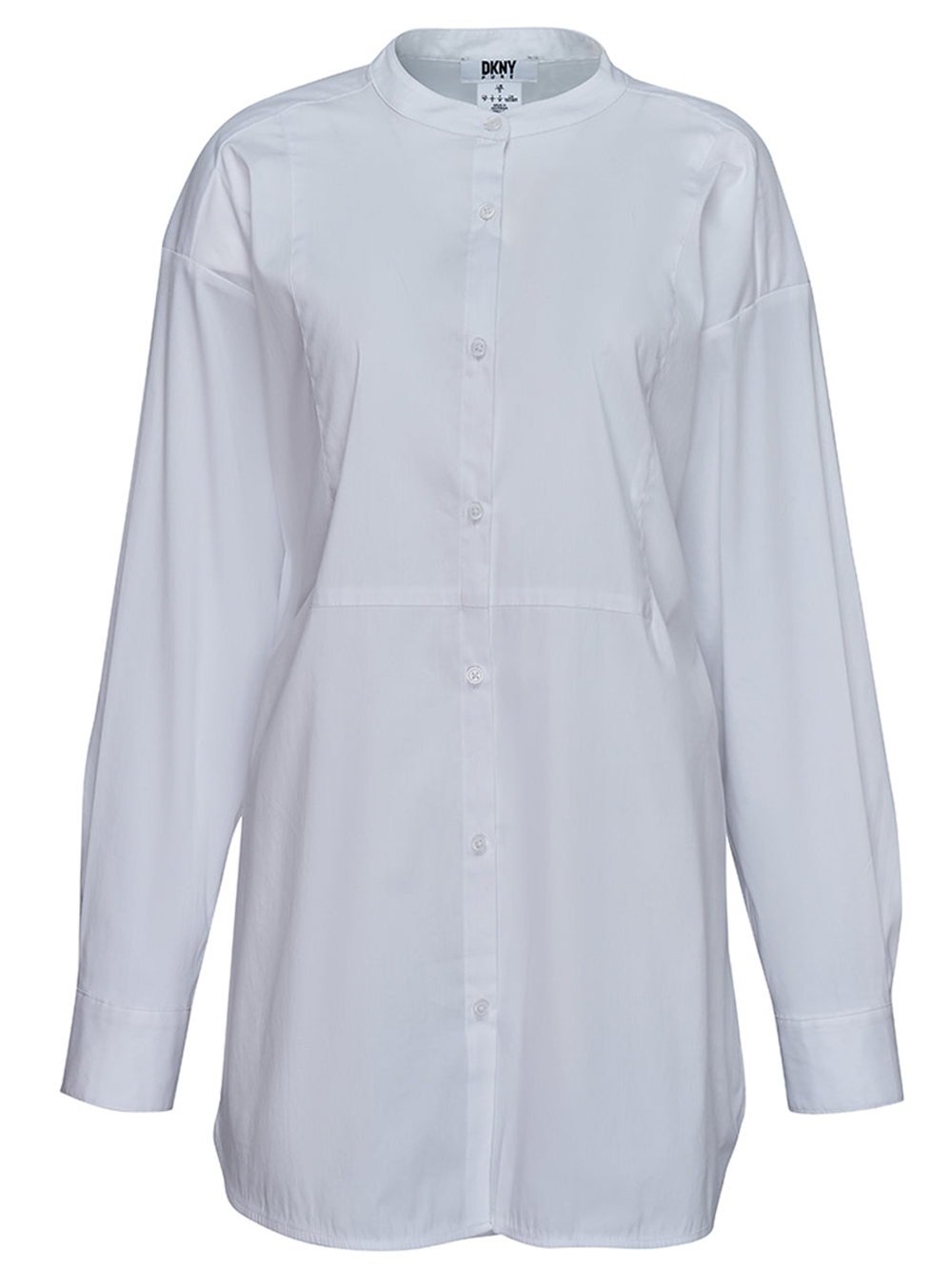        DKNY-Stretch-Poplin-Top-White-1