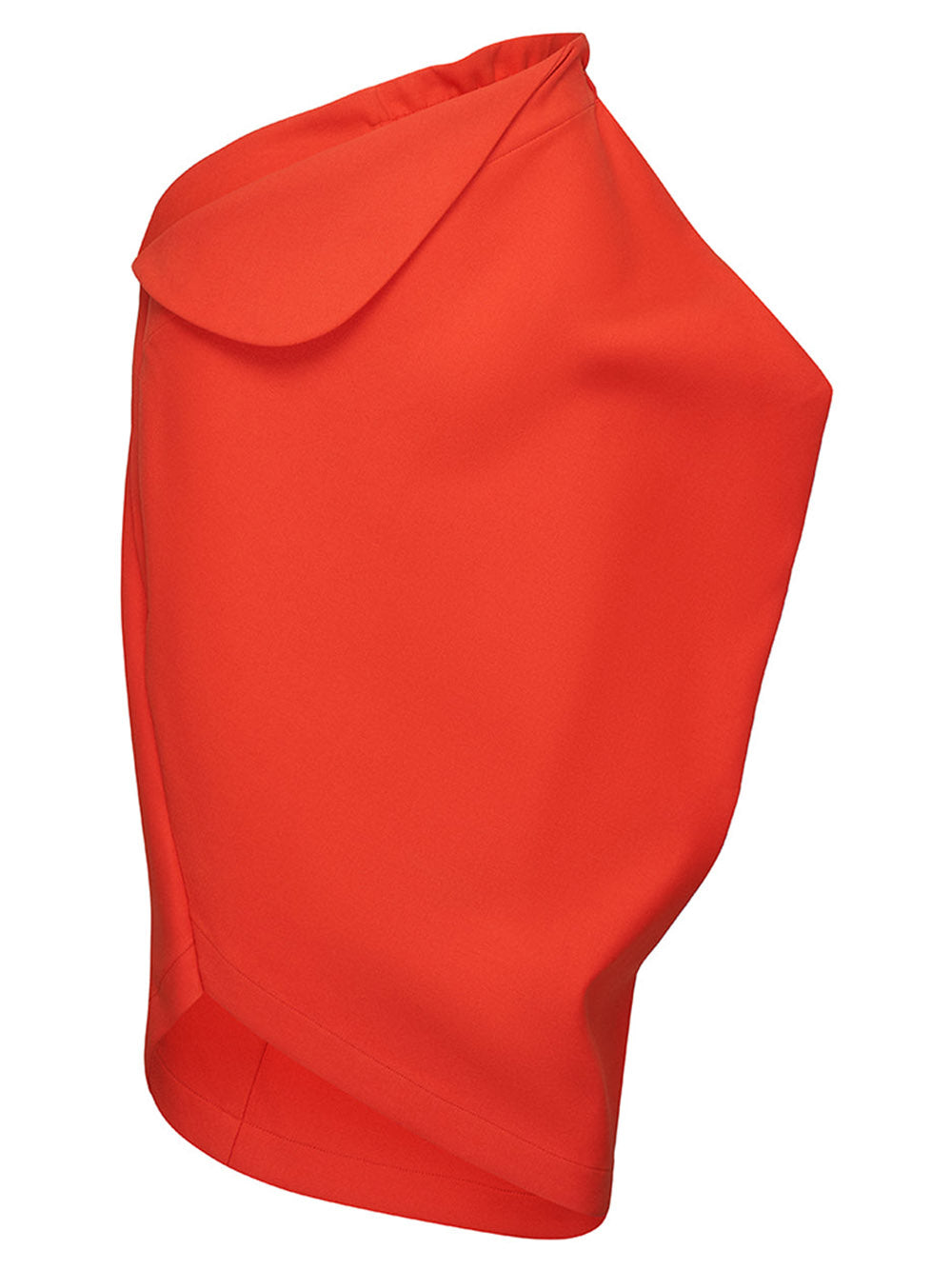    ISSEY-MIYAKE-Torso-Skirt-Red-1