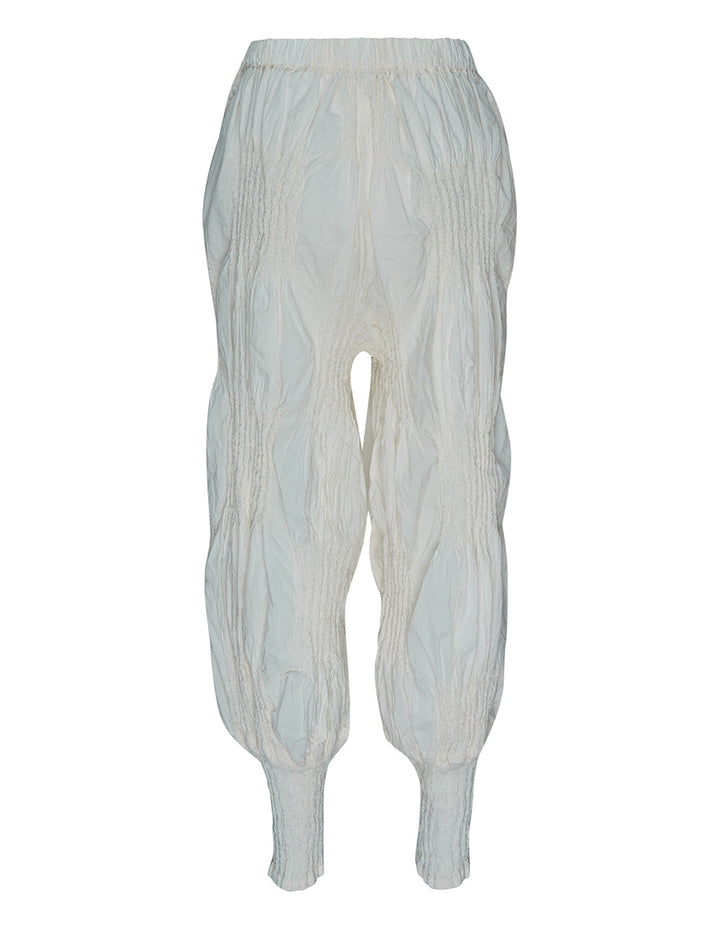 ISSEY-MIYAKE-Wrinkled-Blocks-Pants-White-2