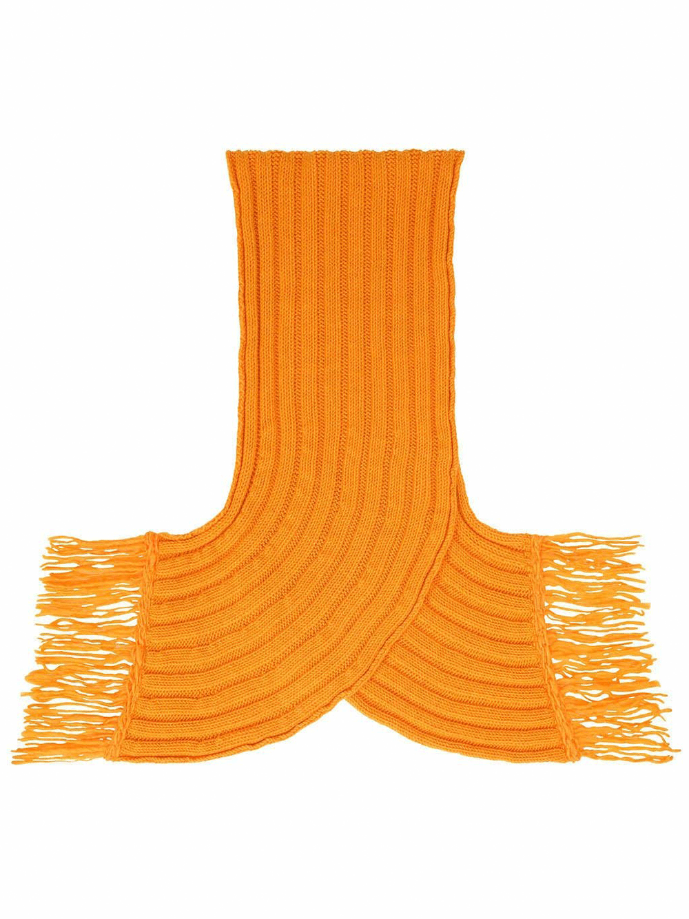 Issey-Miyake-Round-Knit-Scarf-Orange-1