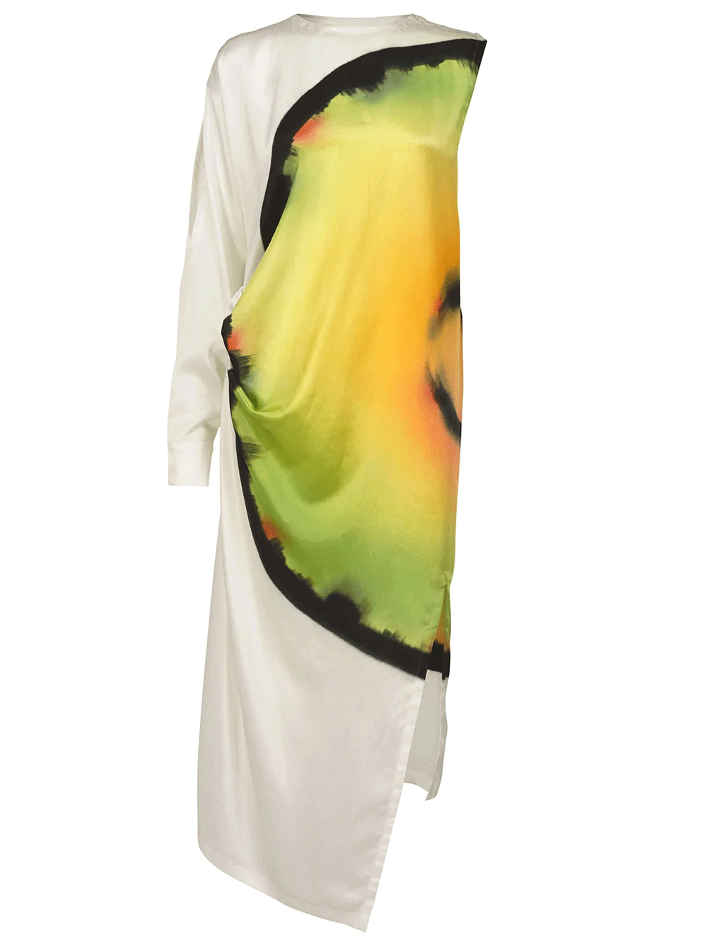 Issey-Miyake-Slice-One-Side-Dress-Melon-1