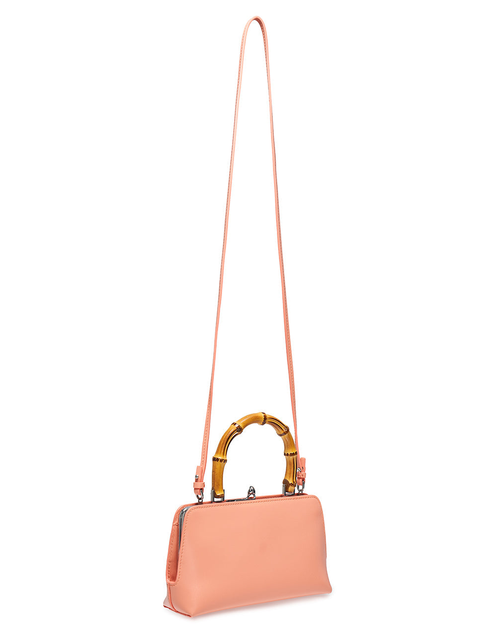 Jil Sander Goji Mini Bamboo Crossbody Pink 2