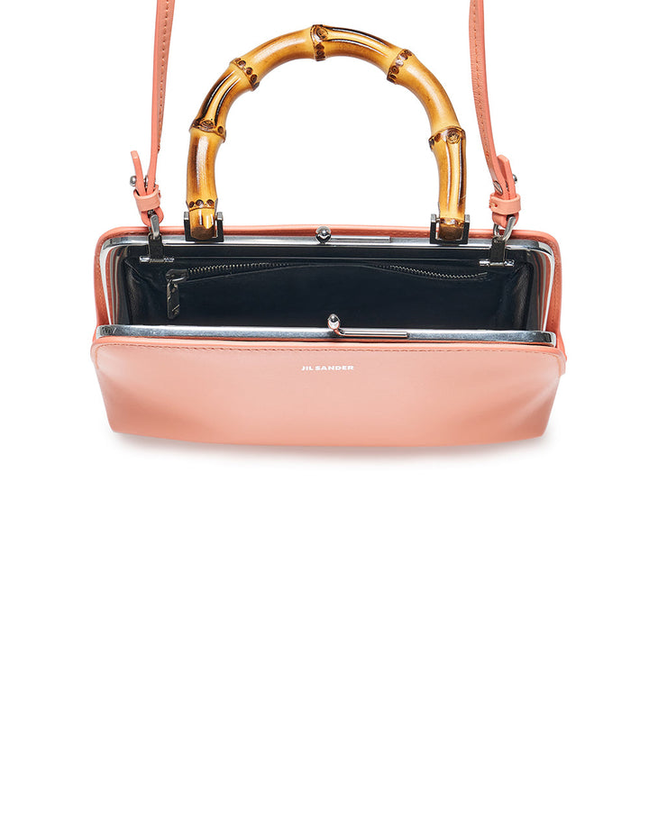 Jil Sander Goji Mini Bamboo Crossbody Pink 3