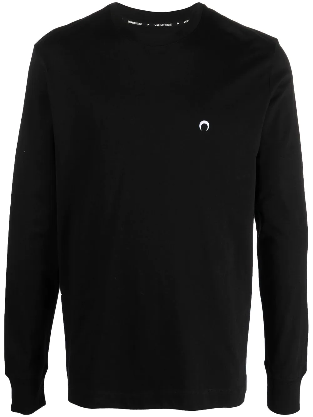 Marine-Serre-Organic-Cotton-Long-Sleeves-T-Shirt-Black-1