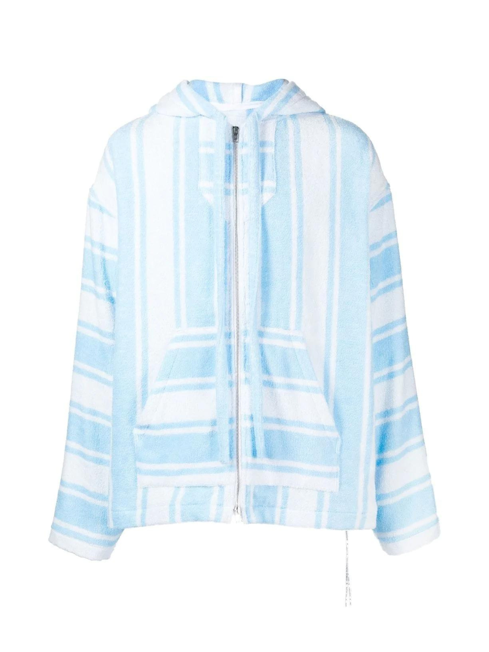 Mastermind Jacquard Skull Hoodie Light Blue 1