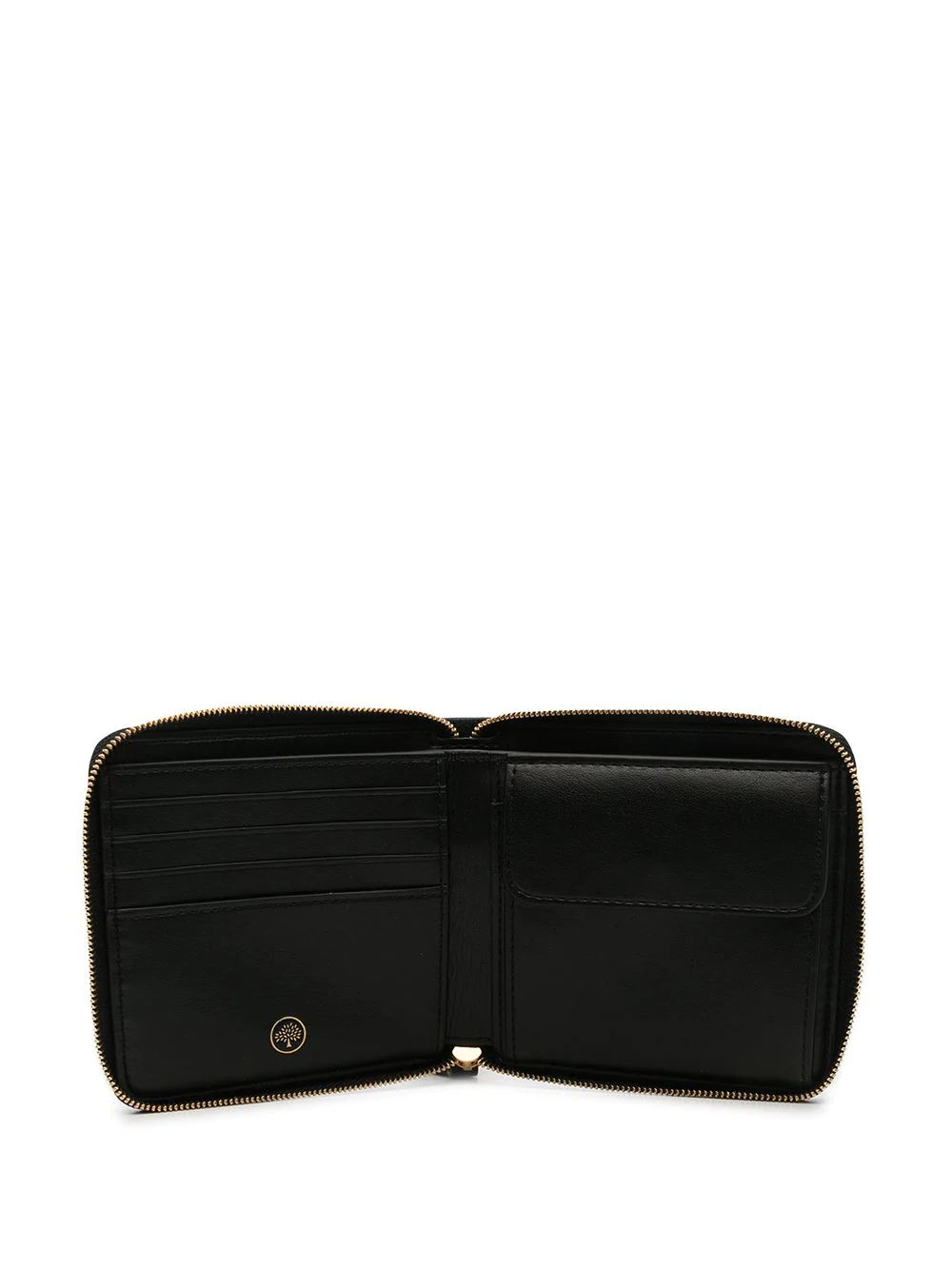 Mulberry Billie Zip Around Purse Small Black 2