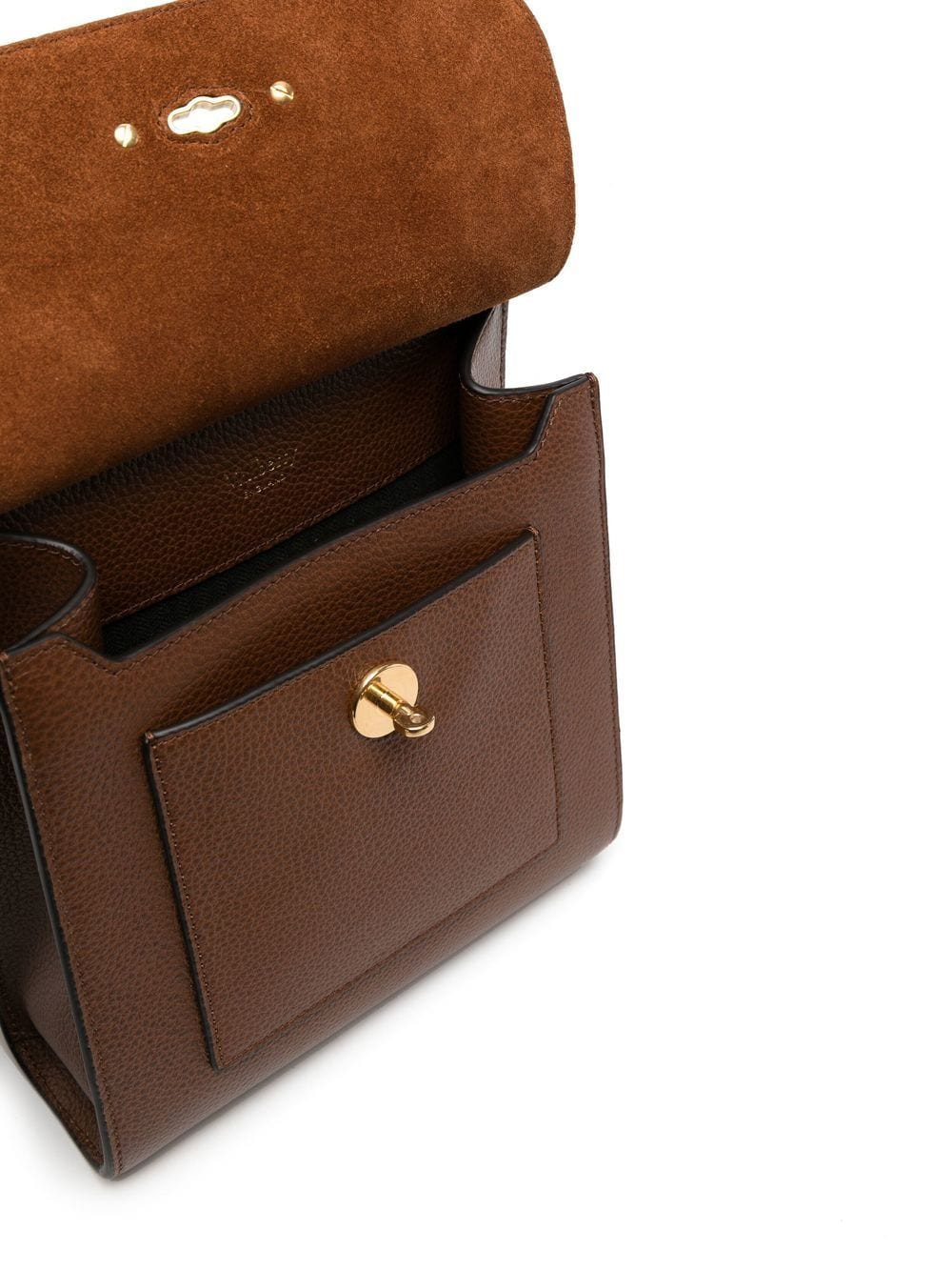 Mulberry Small Antony N Two Tone Crossbody Brown 3