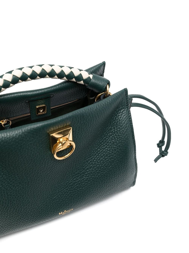 Mulberry Small Iris Heavy Grain Green 4