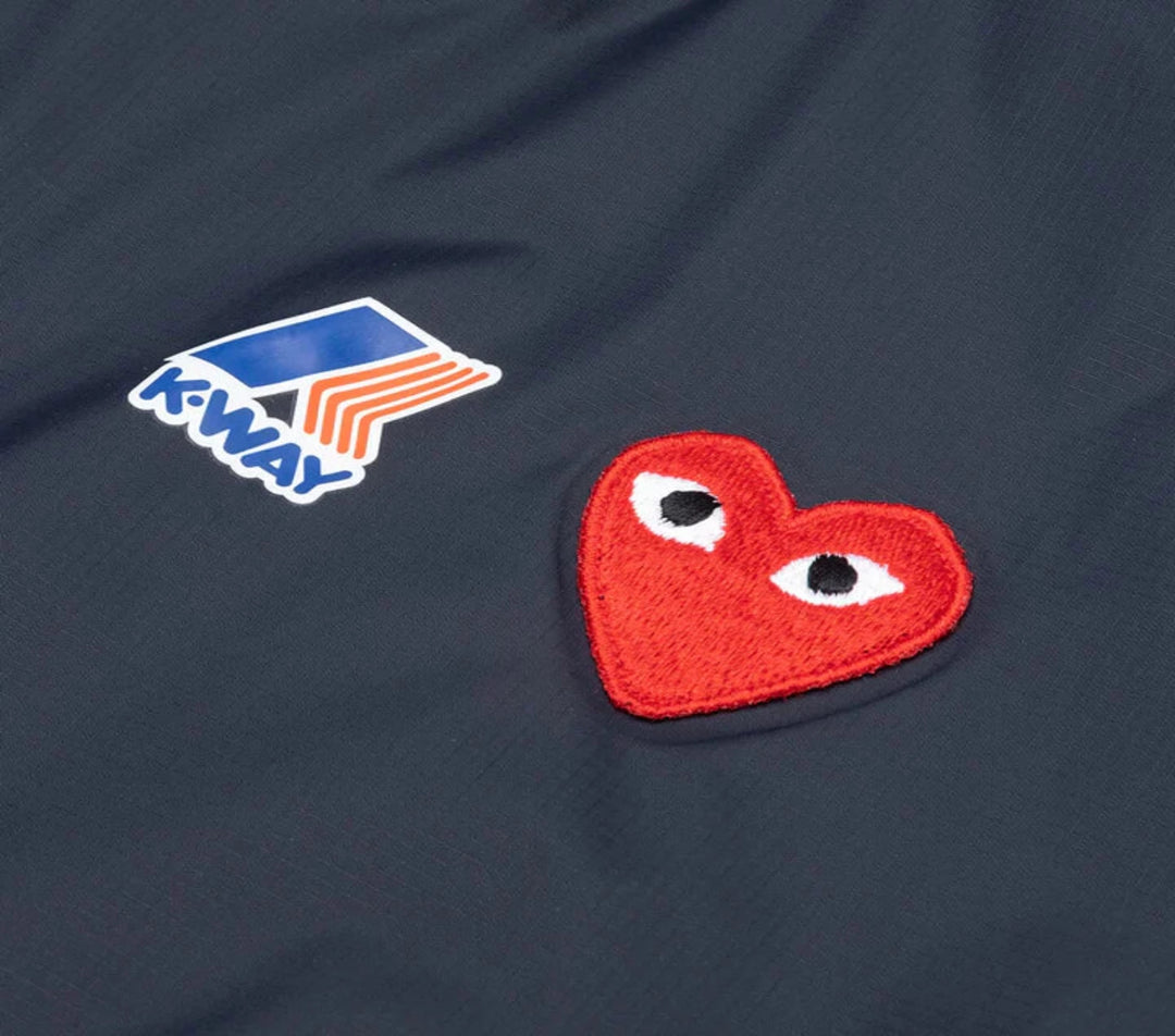 PLAY Comme des Gar??ons K-Way Full Zip Hoodie Men Navy 3