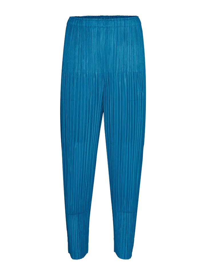 Pleats Please Issey Miyake Thicker Bottoms 2 Pants Turquoise Blue 1