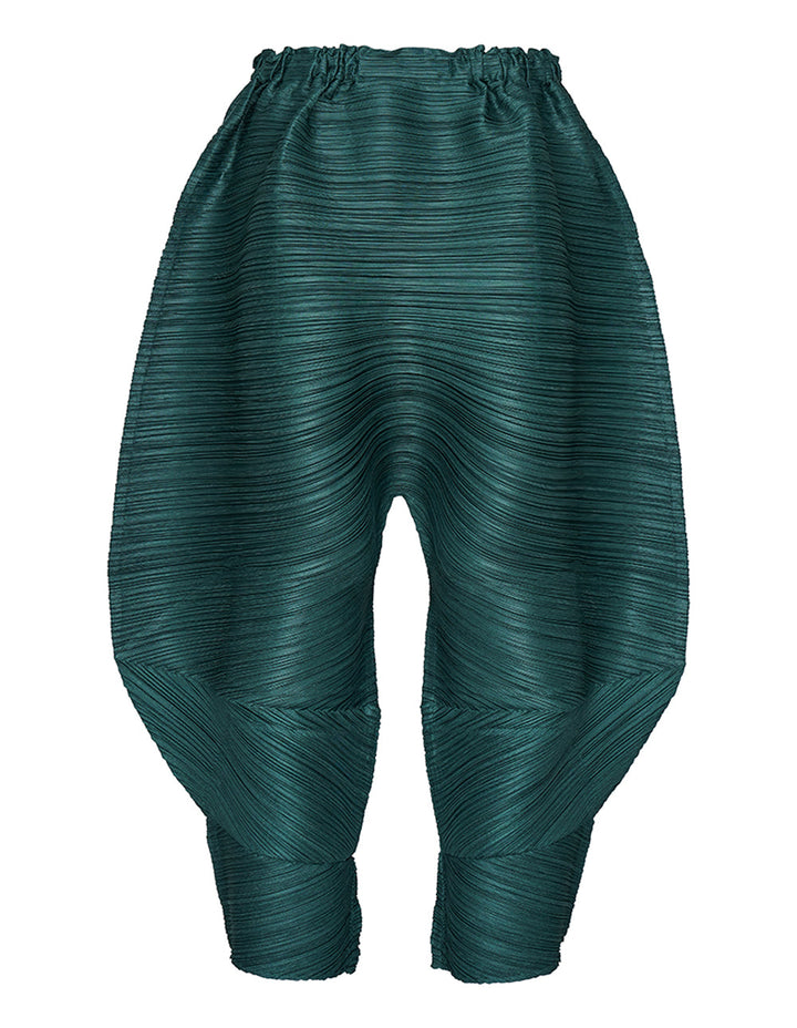 PLEATS-PLEASE-ISSEY-MIYAKE-Thicker-Bounce-Pants-Dark-Green-2