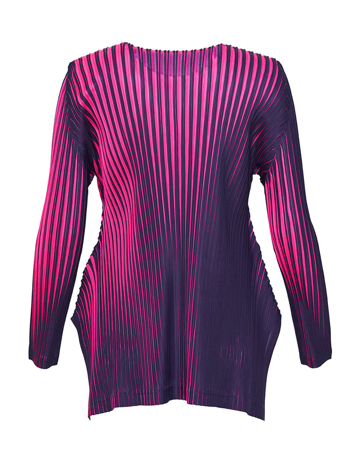 PLEATS PLEASE ISSEY MIYAKE Alt Blinks Top Neon Pink 2