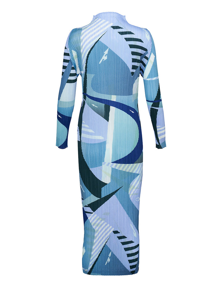 PLEATS PLEASE ISSEY MIYAKE Freeway Dress Light Blue 2