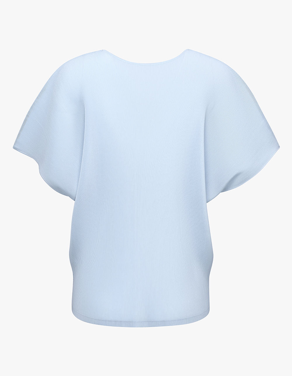 PLEATS PLEASE ISSEY MIYAKE Mist August Shortsleeves Top Pale Blue 2