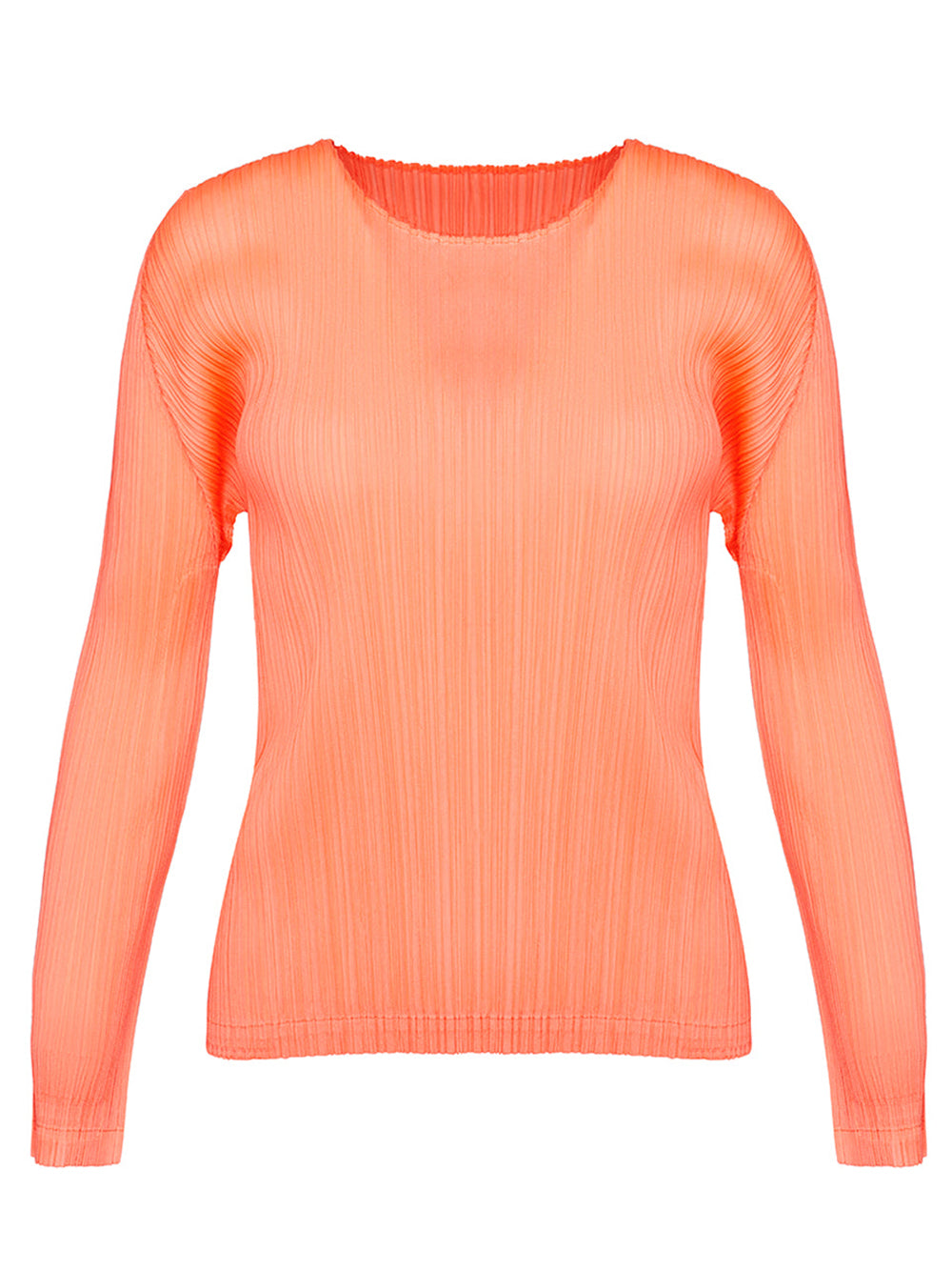 PLEATS PLEASE ISSEY MIYAKE Monthly Colors- January Shirt Neon Orange 1