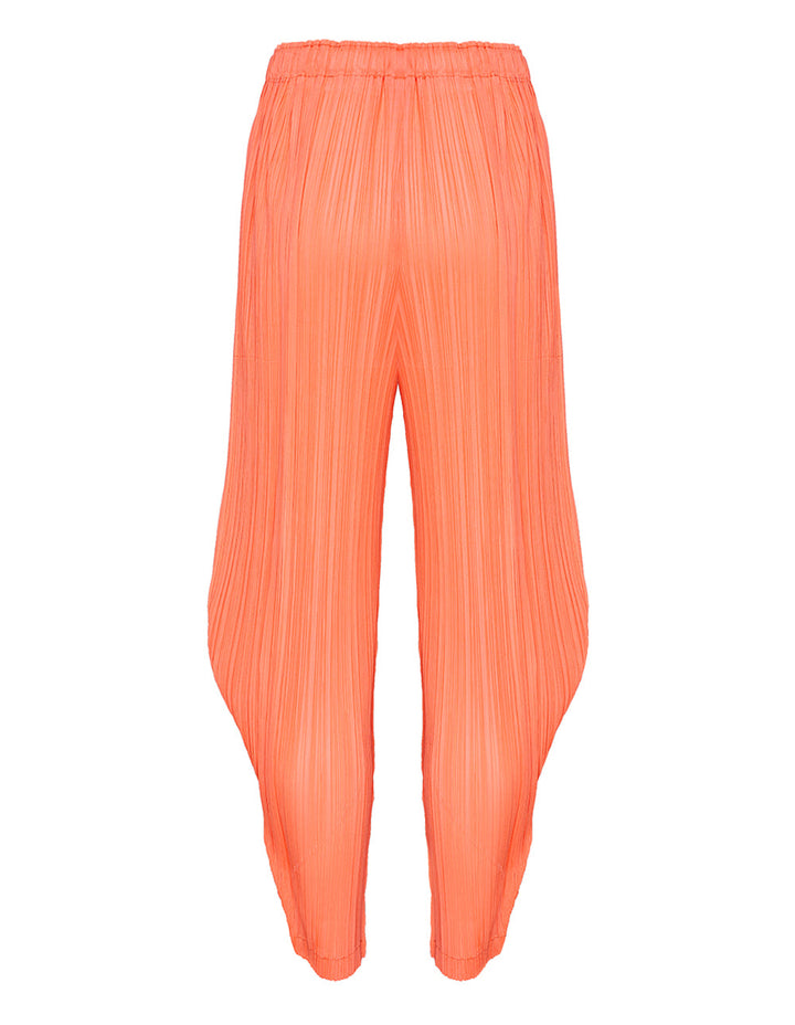 PLEATS PLEASE ISSEY MIYAKE Monthly Colors: January Pants Neon Orange 2