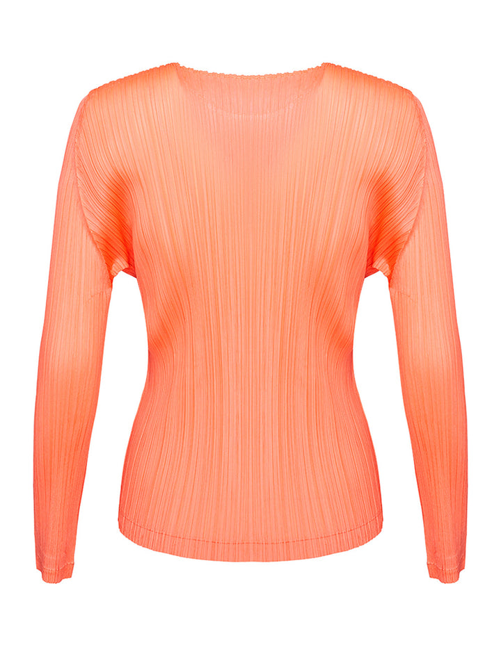 PLEATS PLEASE ISSEY MIYAKE Monthly Colors: January Shirt Neon Orange 2