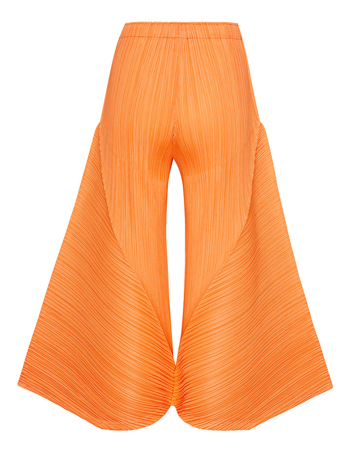 PLEATS PLEASE ISSEY MIYAKE Thicker Bottoms 1 Pants Neon Orange 2