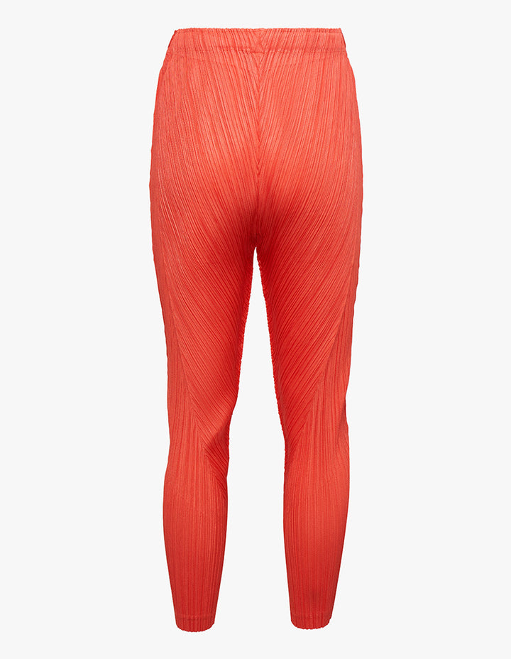 PLEATS PLEASE ISSEY MIYAKE Thicker Bottoms 1 Slim Pants Orange 2