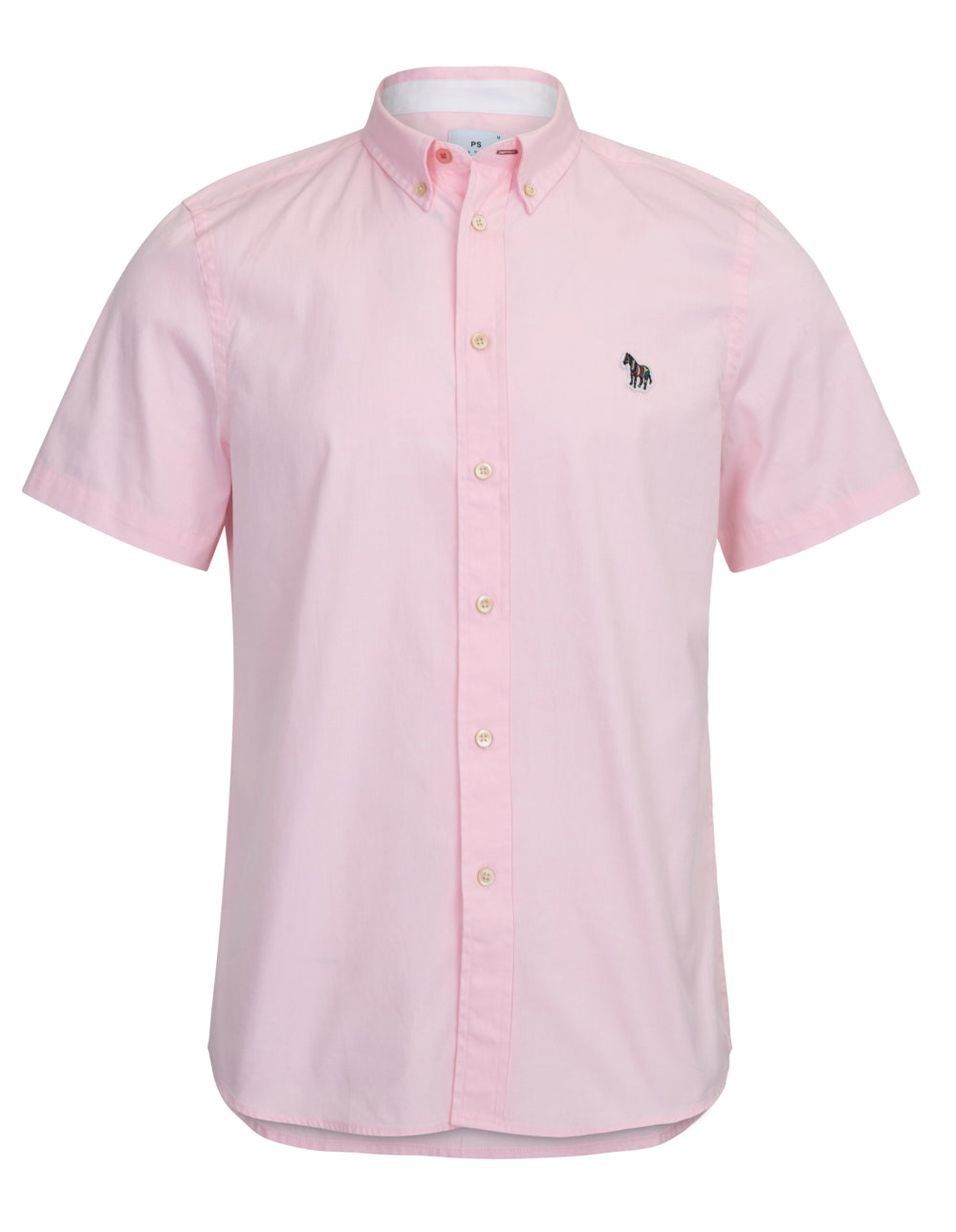 PS Paul Smith Tailored Fit Zebra Shirt Pink 1