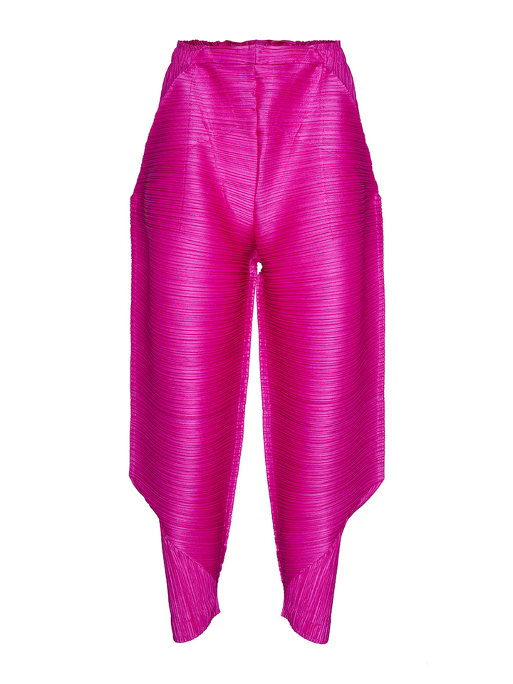 Pleats Please Issey Miyake Tour Pants Magenta 1