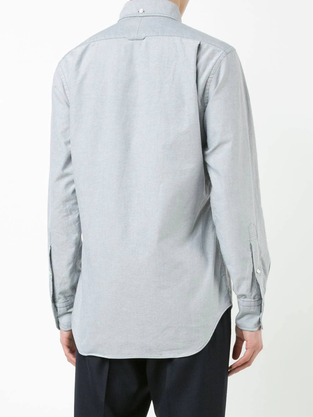 Thom-Browne-Classic-Long-Sleeve-Shirt-Light-Blue-2