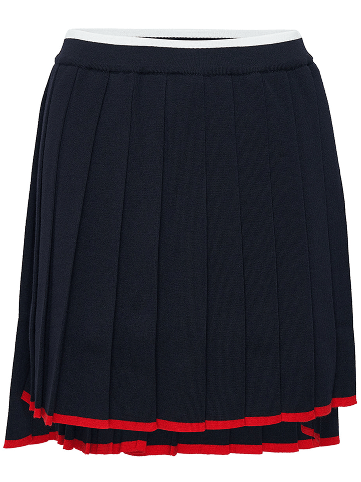 Thom-Browne-Contrast-Tipping-Thigh-Length-Pleated-Skirt-Navy-1